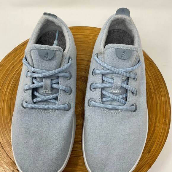 ALLBIRDS Wool Runners Frost Pale Blue Sneakers Size 9 - Picture 5 of 10